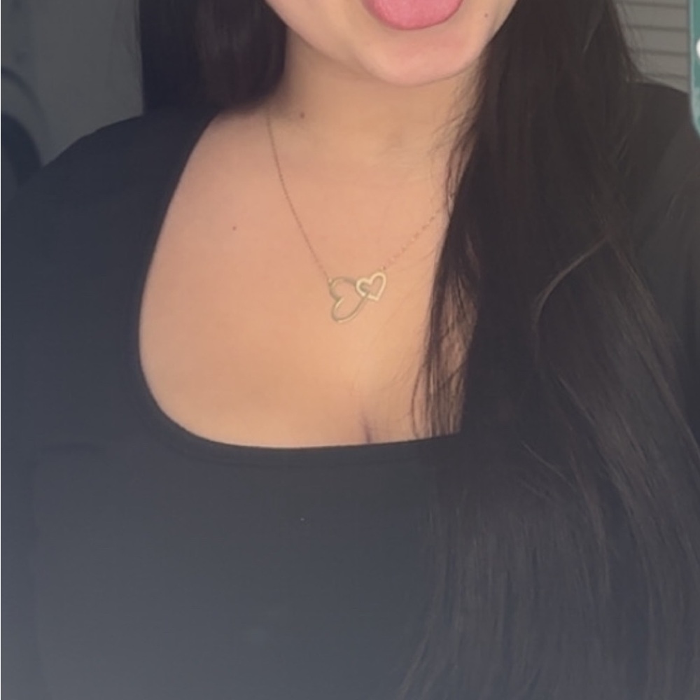 Gold Heart Pendant Necklace